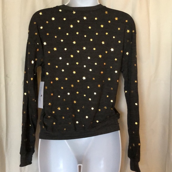 Spiritual Gangster Long Sleeve Stars Top, size S NWT - Picture 6 of 9